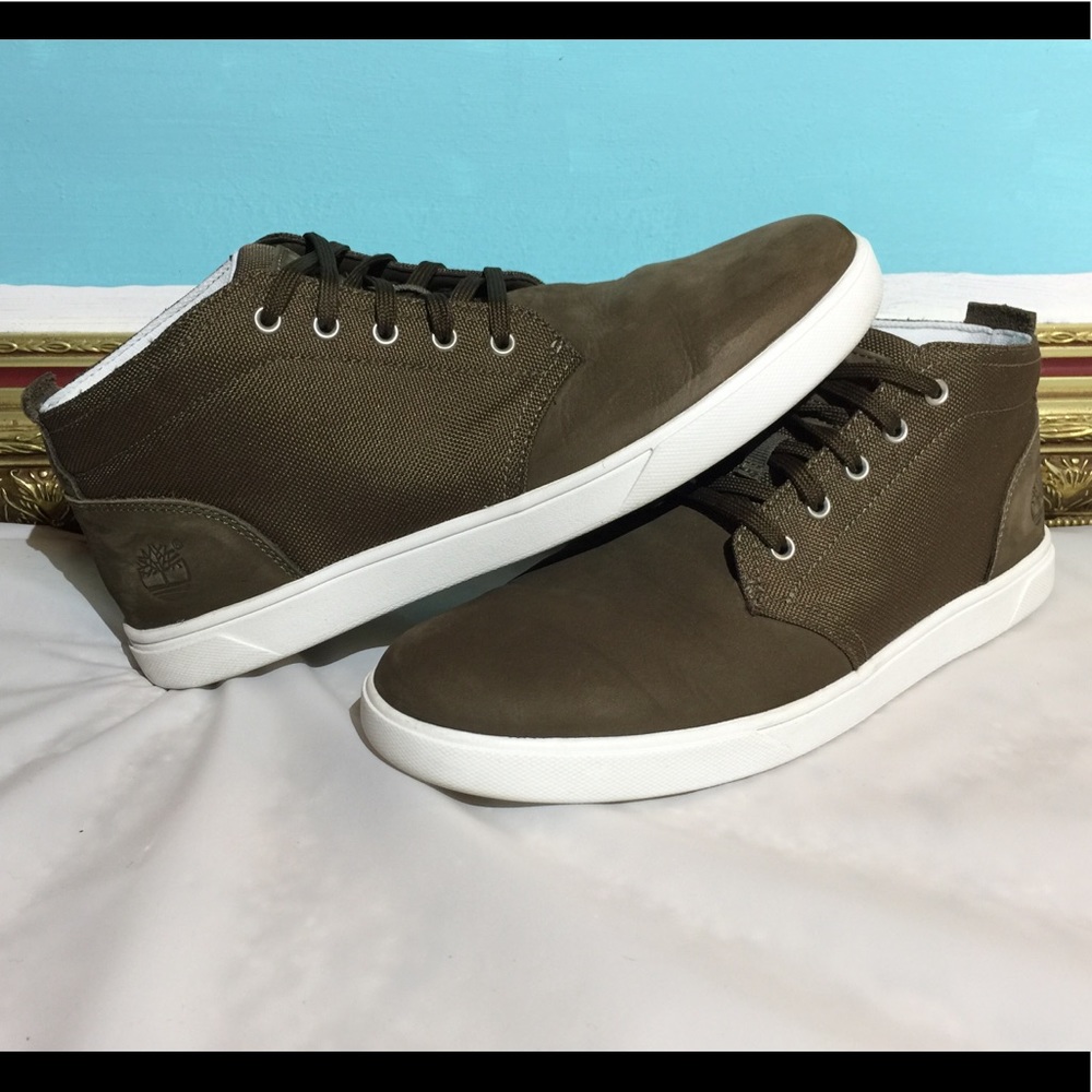 Timberland Groveton Olive Chukka Shoes